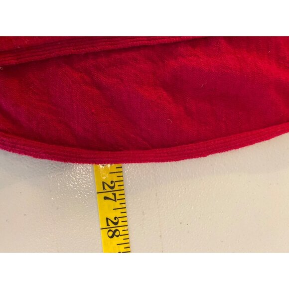 Max Studio Womens Red Merino Wool Long Sleeve Sweater Medium - Picture 5 of 9